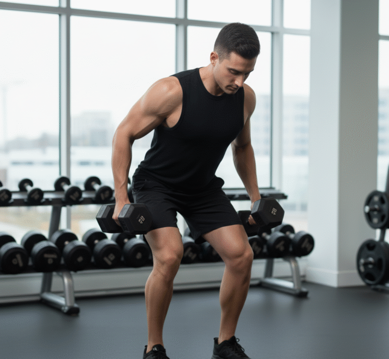 remo inclinado, ejercicios para hacer en casa